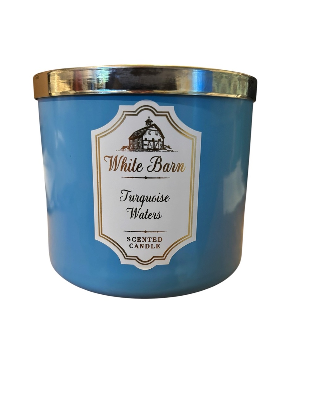 Bath & Body Works White Barn 3-Wick Scented Candle - Turquoise Waters